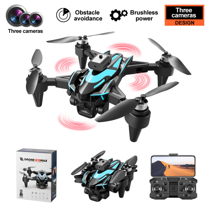 XKJ K12MAX Brushless Aircraft Obstacle Avoidance Optical Flow Positioning RC Drone with 1 Battery XKJ K12MAX Brushless Aircraft Obstacle Avoidance Optical Flow Positioning RC Drone with 1 Battery